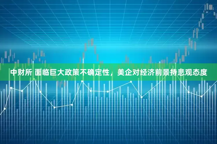 中财所 面临巨大政策不确定性，美企对经济前景持悲观态度